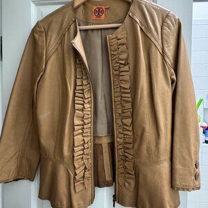 Tory Burch Leather Jacket Size M